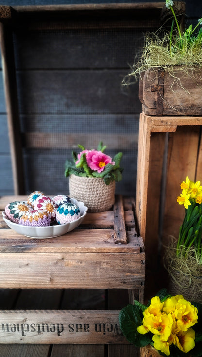 DIY - virkkausohje pääsiäismuna (ladattava pdf. ohje)