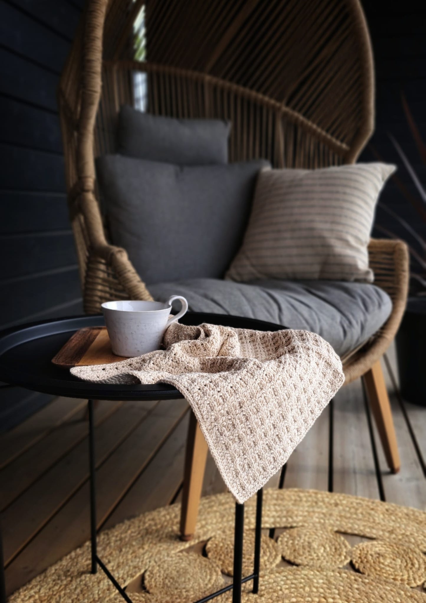 DIY - virkkausohje vohvelipyyhe (ladattava pdf. ohje)