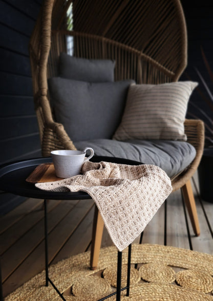 DIY - virkkausohje vohvelipyyhe (ladattava pdf. ohje)